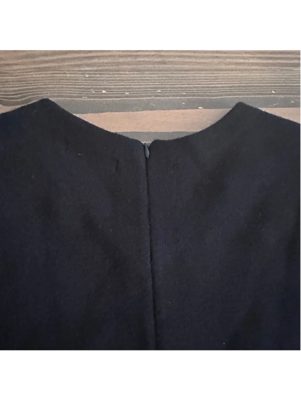 Katherine Barclay Black Gray Lace Dress L Sleeveless - Picture 7 of 11